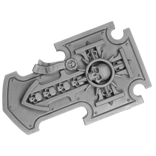 Warhammer 40k Bitz: Space Marines - Bladeguard Veterans - Torso B4c - Sturmschild, Sergeant