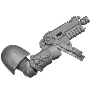 Warhammer 40k Bitz: Space Marines - Bladeguard Veterans - Torso C2a - Heavy Bolt Pistol, Right