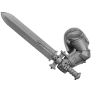 Warhammer 40k Bitz: Space Marines - Bladeguard Veterans - Torso C4a - Energieschwert, Rechts