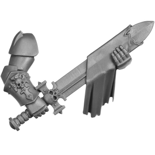 Warhammer 40k Bitz: Space Marines - Bladeguard Veterans - Torso B2b - Master-Crafted Power Sword, Sergeant, Right