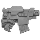 Warhammer 40k Bitz: Space Marines - Assault Squad MKVI - Torso E3b - Bolt Pistol, Left