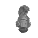 Warhammer 40k Bitz: Space Marines - Tactical Squad MkIII+VI Kommando - Kopf D