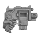 Warhammer 40k Bitz: Space Marines - Tactical Squad MkIII+VI Commando - Weapon A1b - Bolt Pistol, Left