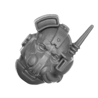 Warhammer 40k Bitz: Space Marines - Tactical Squad MkIII+VI Waffen E2b - Kopf, Funker
