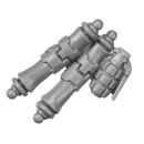 Warhammer 40k Bitz: Space Marines - Tactical Squad MkIII+VI Waffen H1a - Granate+Pergament