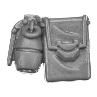 Warhammer 40k Bitz: Space Marines - Tactical Squad MkIII+VI Weapon H1c - Grenade+Pouch