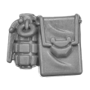 Warhammer 40k Bitz: Space Marines - Tactical Squad MkIII+VI Waffen H1e - Granate+Tasche