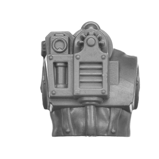 Warhammer 40k Bitz: Solar Auxilia - Lasrifle Section - Torso A1a - Rückseite