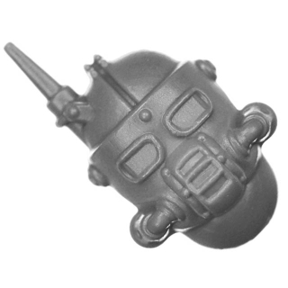 Warhammer 40k Bitz: Solar Auxilia - Lasrifle Section - Kopf B - Funker