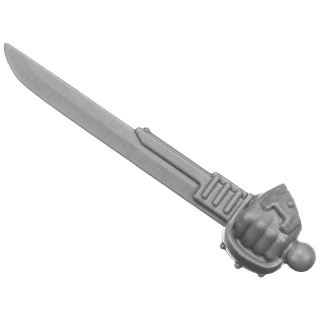 Warhammer 40k Bitz: Solar Auxilia - Lasrifle Section - Torso D1b - Power Sword