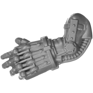 Warhammer 40k Bitz: Solar Auxilia - Lasrifle Section - Torso D1d - Power Fist