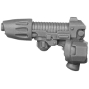 Warhammer 40k Bitz: Solar Auxilia - Veletaris Storm Section - Torso A3d - Plasma Pistol, Left