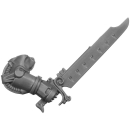 Warhammer 40k Bitz: Solar Auxilia - Veletaris Storm Section - Torso A4b - Power Sword, Right