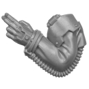 Warhammer 40k Bitz: Solar Auxilia - Tactical Command Section - Torso B3a - Vox Caster, Arm, Links