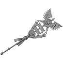 Warhammer 40k Bitz: Solar Auxilia - Tactical Command Section - Torso D2b - Cohort Vexilla