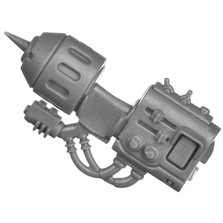 Warhammer 40k Bitz: Adeptus Mechanicus - Tech-Priest Manipulus - Torso C3b2 - Transsonische Kanone