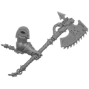 Warhammer 40K Bitz: Chaos Space Marines - Khorne Berserker - Torso B4a - Kettenaxt, Links