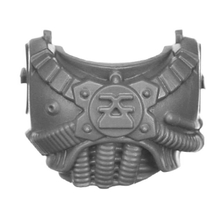 Warhammer 40K Bitz: Chaos Space Marines - Khorne Berzerkers - Torso C1a - Front