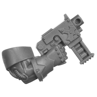 Warhammer 40K Bitz: Chaos Space Marines - Khorne Berzerkers - Torso C4b - Bolt Pistol, Right