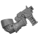 Warhammer 40K Bitz: Chaos Space Marines - Khorne Berzerkers - Torso C4b - Bolt Pistol, Right