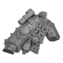 Warhammer 40K Bitz: Chaos Space Marines - Khorne Berserker - Torso D2a - Bein, Rechts