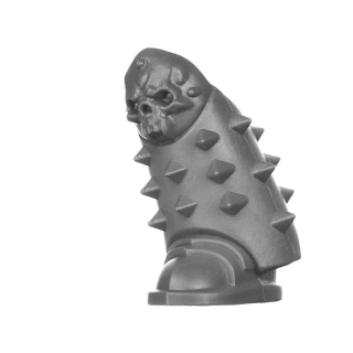 Warhammer 40K Bitz: Chaos Space Marines - Khorne Berserker - Torso D2b - Bein, Links