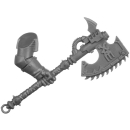 Warhammer 40K Bitz: Chaos Space Marines - Khorne Berserker - Torso D3a - Kettenaxt, Links