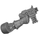 Warhammer 40K Bitz: Chaos Space Marines - Khorne Berzerkers - Torso D3b - Bolt Pistol, Right