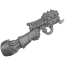 Warhammer 40K Bitz: Chaos Space Marines - Khorne Berzerkers - Torso D3c - Plasma Pistol, Right