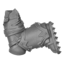 Warhammer 40K Bitz: Chaos Space Marines - Khorne Berserker - Torso F2b - Bein, Links