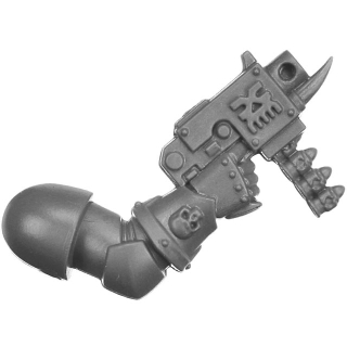 Warhammer 40K Bitz: Chaos Space Marines - Khorne Berserker - Torso F4b - Boltpistole, Rechts