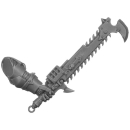 Warhammer 40K Bitz: Chaos Space Marines - Khorne Berserker - Torso G3a - Kettenschwert, Links