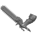 Warhammer 40K Bitz: Chaos Space Marines - Khorne Berzerkers - Torso H3a - Chainsword, Left