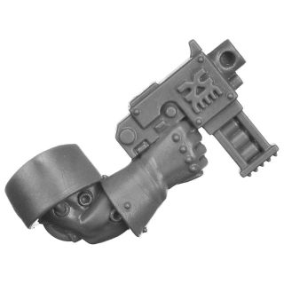 Warhammer 40K Bitz: Chaos Space Marines - Khorne Berzerkers - Torso H3b - Bolt Pistol, Right