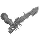 Warhammer 40K Bitz: Chaos Space Marines - Khorne Berzerkers - Torso J4a - Chainsword, Left