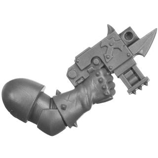 Warhammer 40K Bitz: Chaos Space Marines - Khorne Berserker - Torso J4b - Boltpistole, Rechts