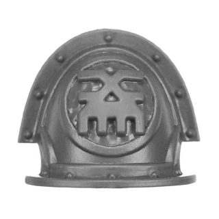 Warhammer 40K Bitz: Chaos Space Marines - Khorne Berzerkers - Shoulder Pad F
