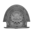 Warhammer 40K Bitz: Chaos Space Marines - Khorne Berserker - Schulterpanzer P