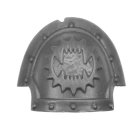 Warhammer 40K Bitz: Chaos Space Marines - Khorne Berzerkers - Shoulder Pad S