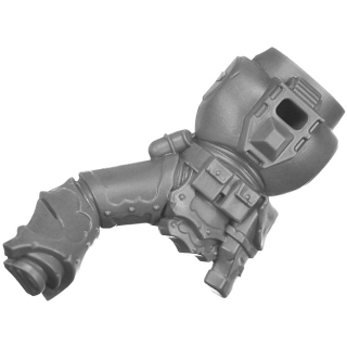 Warhammer 40K Bitz: Chaos Space Marines - Auserkorene - Torso C1b - Rückseite