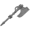 Warhammer 40K Bitz: Chaos Space Marines - Auserkorene - Waffe B3b - Kettenaxt, Links