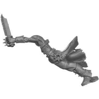 Warhammer 40K Bitz: Chaos Space Marines - Cultists - Torso A1b - Back, Knife