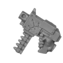 Warhammer 40K Bitz: Chaos Space Marines - Cultists - Torso B2c - Bolt Pistol, Right