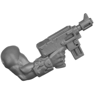 Warhammer 40K Bitz: Chaos Space Marines - Cultists - Torso H2a - Arm, Pistol, Right