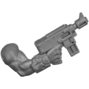 Warhammer 40K Bitz: Chaos Space Marines - Cultists - Torso H2a - Arm, Pistol, Right