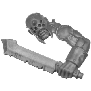 Warhammer 40K Bitz: Chaos Space Marines - Kultisten - Torso H1b - Kopf, Messer