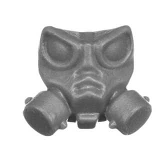 Warhammer 40k Bitz: Astra Militarum - Cadian Upgrades - Head D1 - Gas Mask
