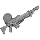 Warhammer 40k Bitz: Astra Militarum - Cadian Upgrades - Waffe E1a - Lasergewehr, Links