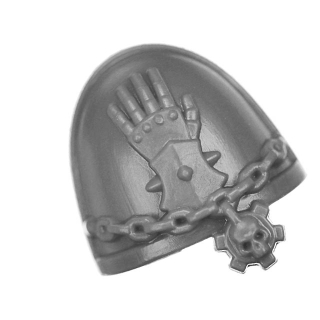 Warhammer 40K Bitz: Iron Hands - Primaris Upgrades - Schulterpanzer A