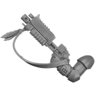Warhammer 40K Bitz: Raven Guard - Primaris Upgrades - Arm B - Boltgun, Left